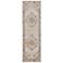 Celene Bordered Indoor Tan Area Rug 39KWF 2'-6" x 8'