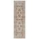 Celene Bordered Indoor Tan Area Rug 39KZF 2'-6" x 8'