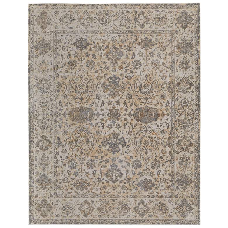 Image 1 Celene Traditional Bordered Soft Indoor Ivory Area Rug 39L0F