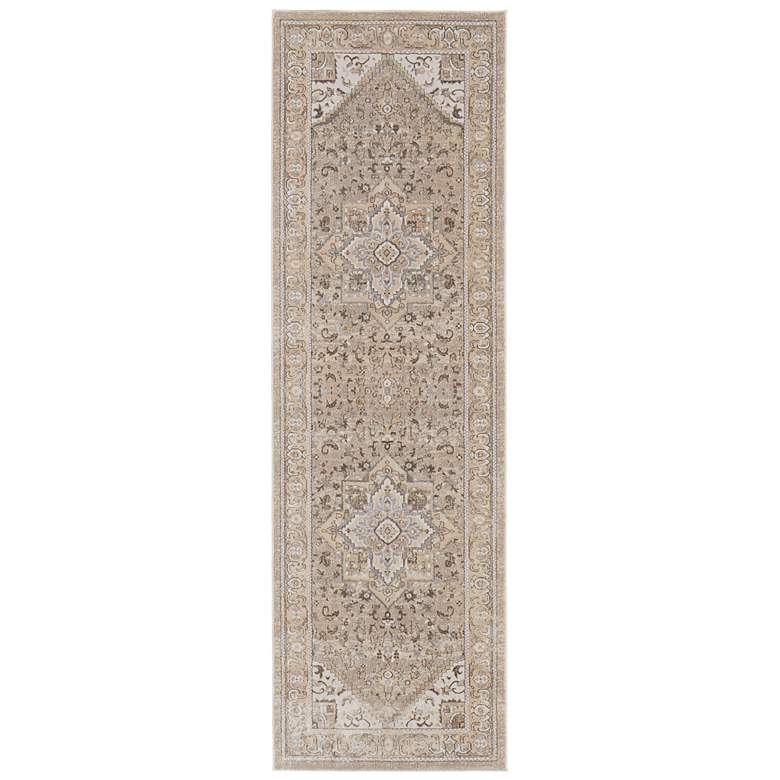 Image 1 Celene Traditional Medallion Soft Indoor Brown Area Rug 39KXF