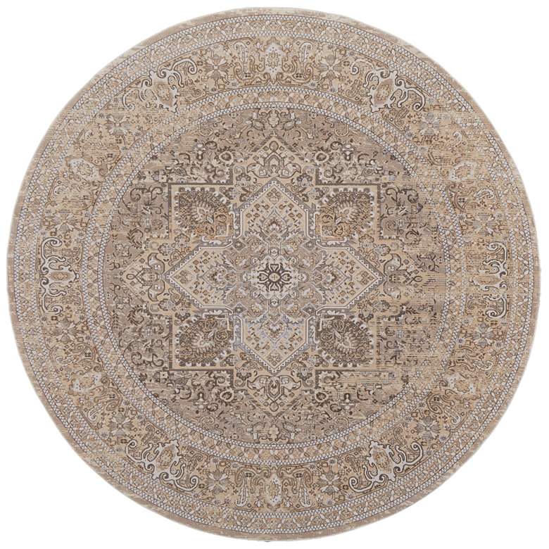 Image 1 Celene Traditional Medallion Soft Indoor Brown Area Rug 39KXF