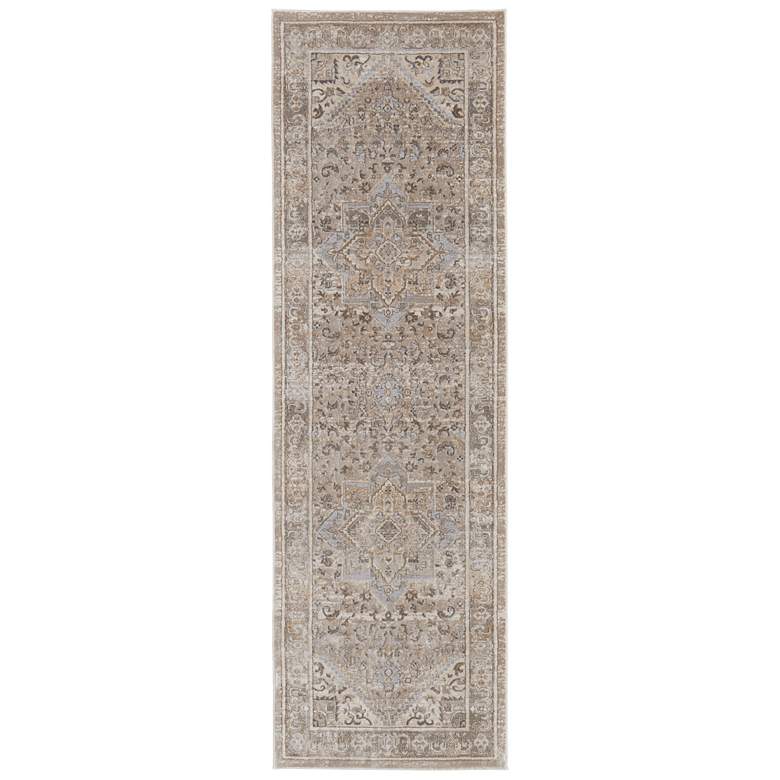 Image 1 Celene Traditional Medallion Soft Indoor Tan Area Rug 39KXF