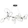 Celesse 32"W Sterling Accented Bronze Standard Pendant