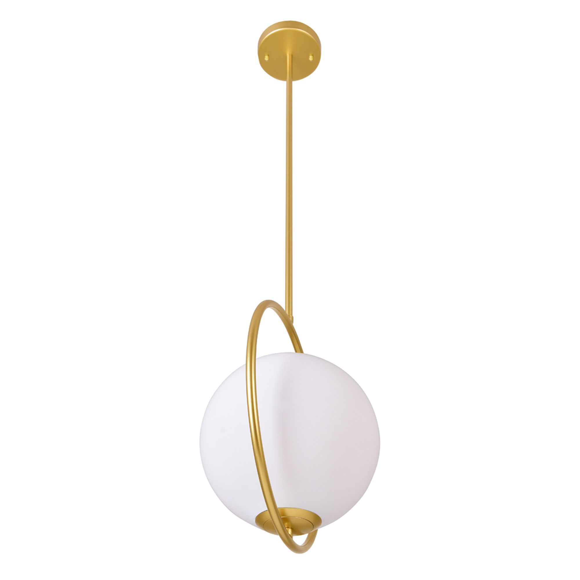 Image 3 Celeste 1 Light 14in Medallion Gold Mini Pendant more views