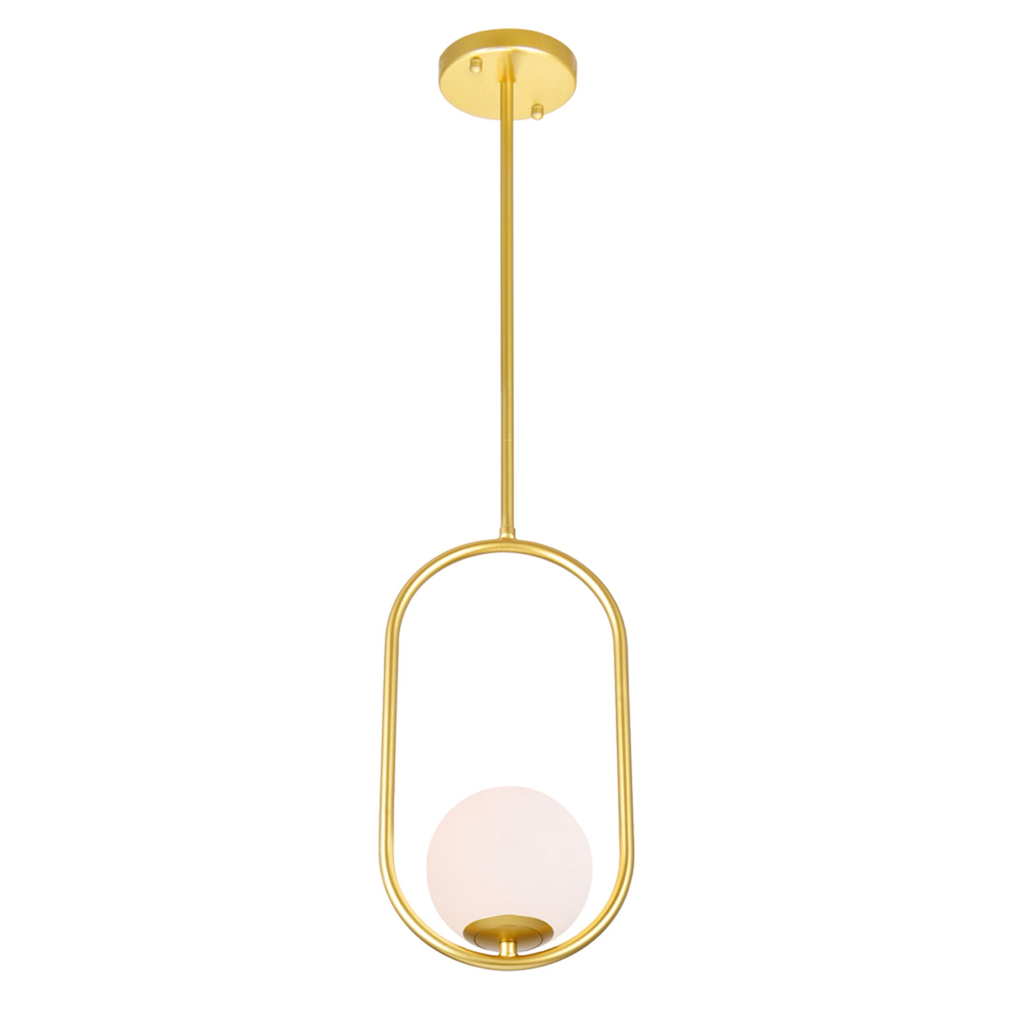 Image 2 Celeste 1 Light 8in Medallion Gold Mini Pendant more views