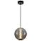 Celeste 11 3/4"W Gunmetal LED Mini Pendant with Smoke Shade