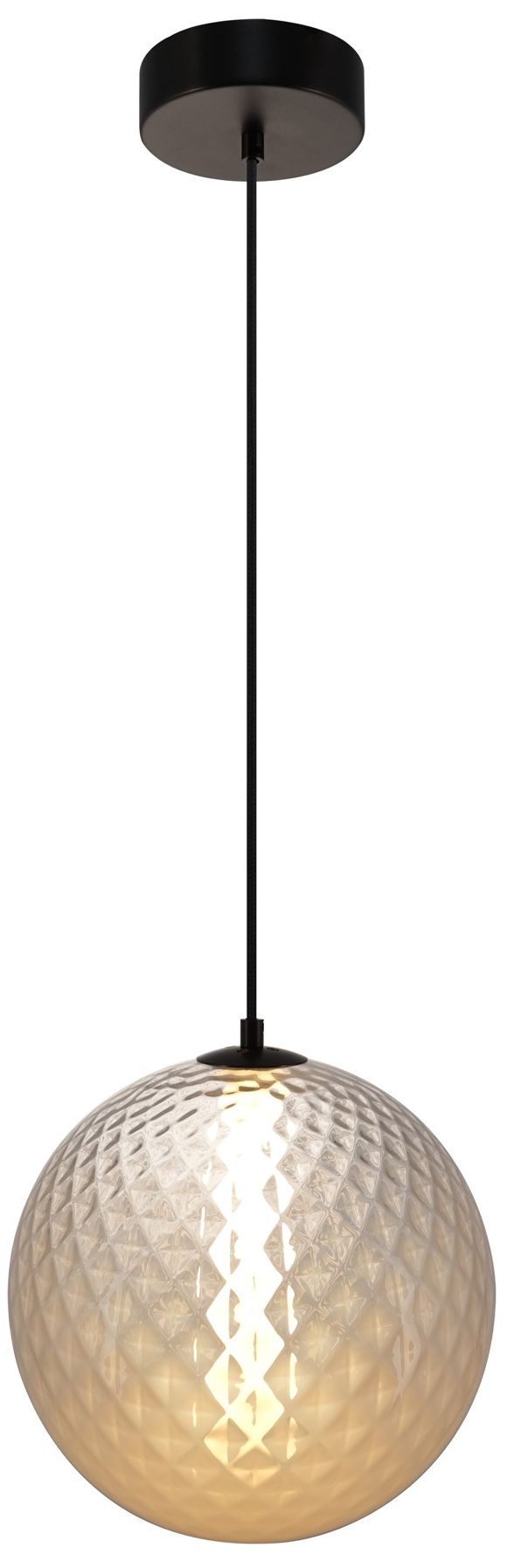 Image 2 Celeste 11 3/4"W Gunmetal LED Mini Pendant with White Shade more views