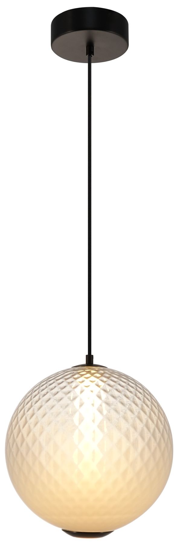 Image 3 Celeste 11 3/4"W Gunmetal LED Mini Pendant with White Shade more views