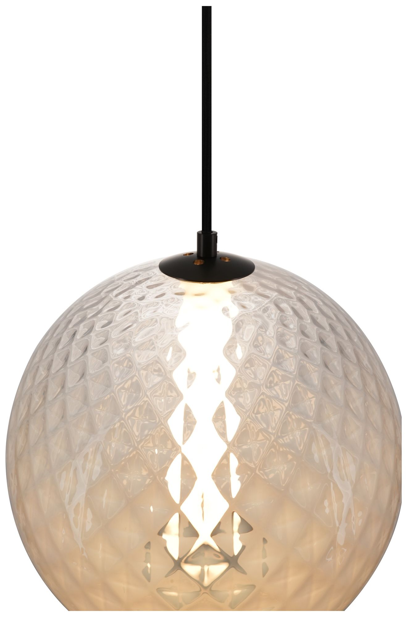 Image 5 Celeste 11 3/4"W Gunmetal LED Mini Pendant with White Shade more views