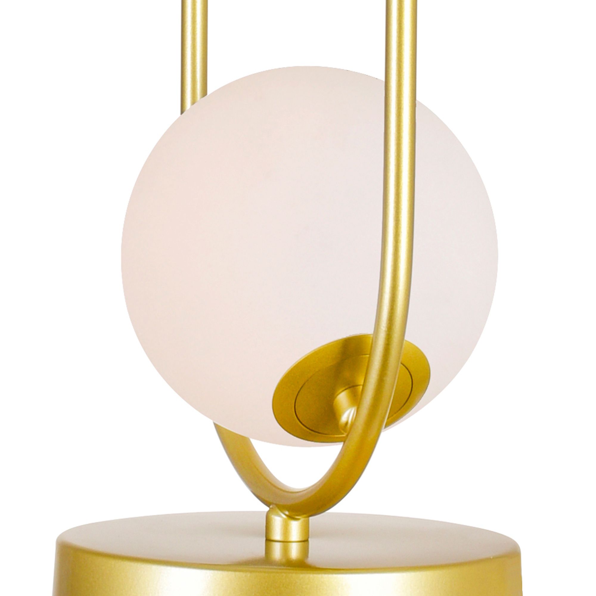 Image 3 Celeste 2 Light Lamp With Medallion Gold Finish more views