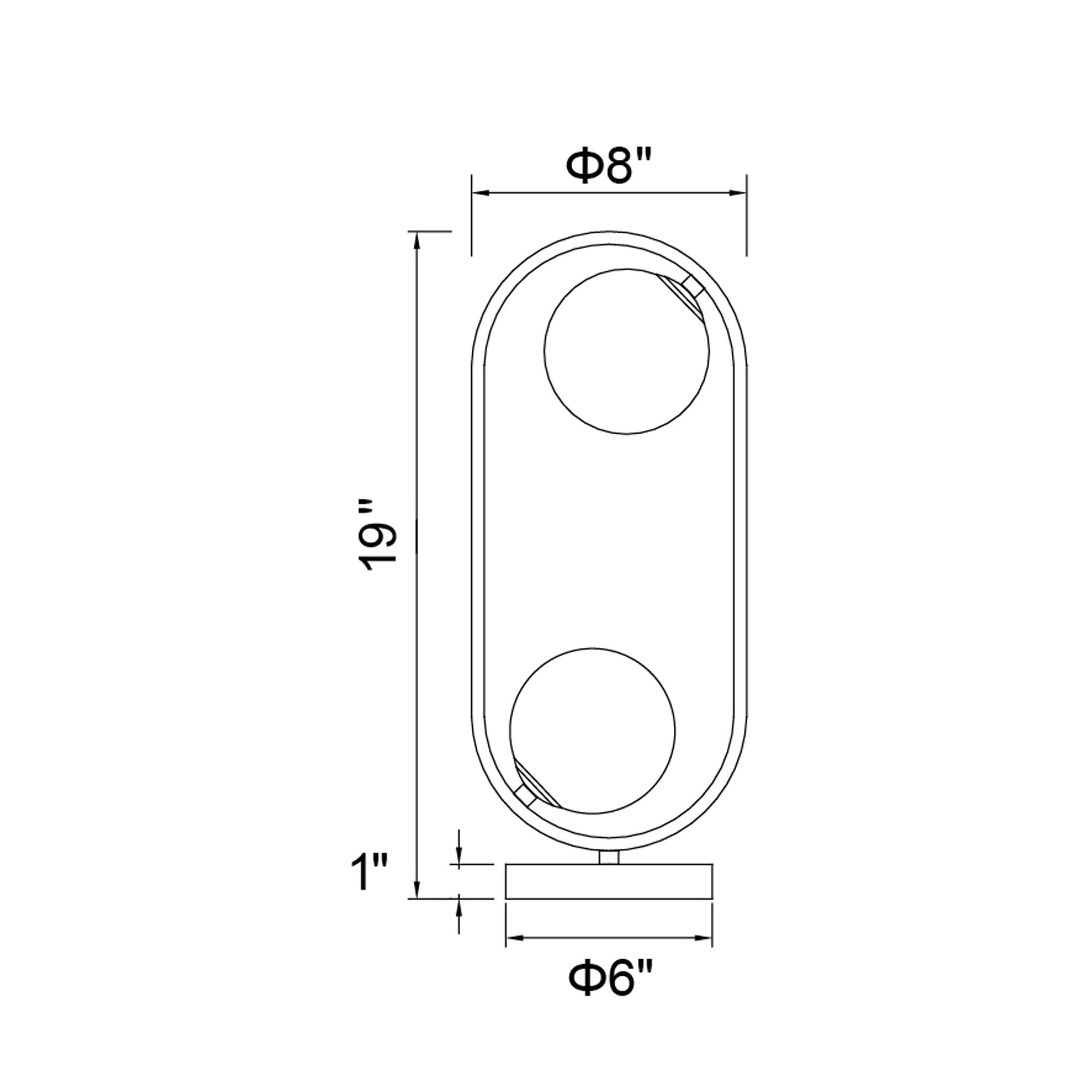Image 6 Celeste 2 Light Lamp With Medallion Gold Finish more views