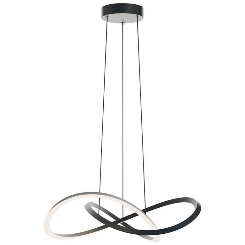 Image 1 Celeste 23.63" Wide Black LED Pendant