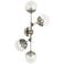 Celeste 31.5"H Polished Nickel Wall Sconce With Constellation Globes