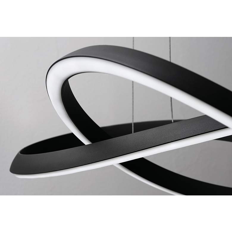 Image 4 Celeste 31.5" Wide Black LED Pendant more views