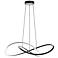 Celeste 31 1/2"W Black LED Pendant Light