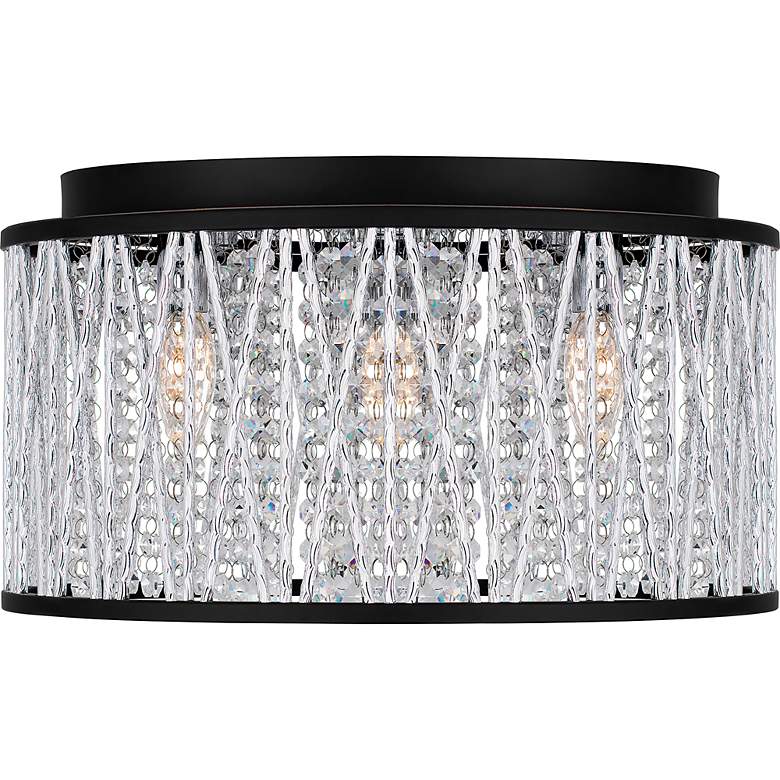 Image 4 Celeste 5-Light Matte Black Flush Mount more views