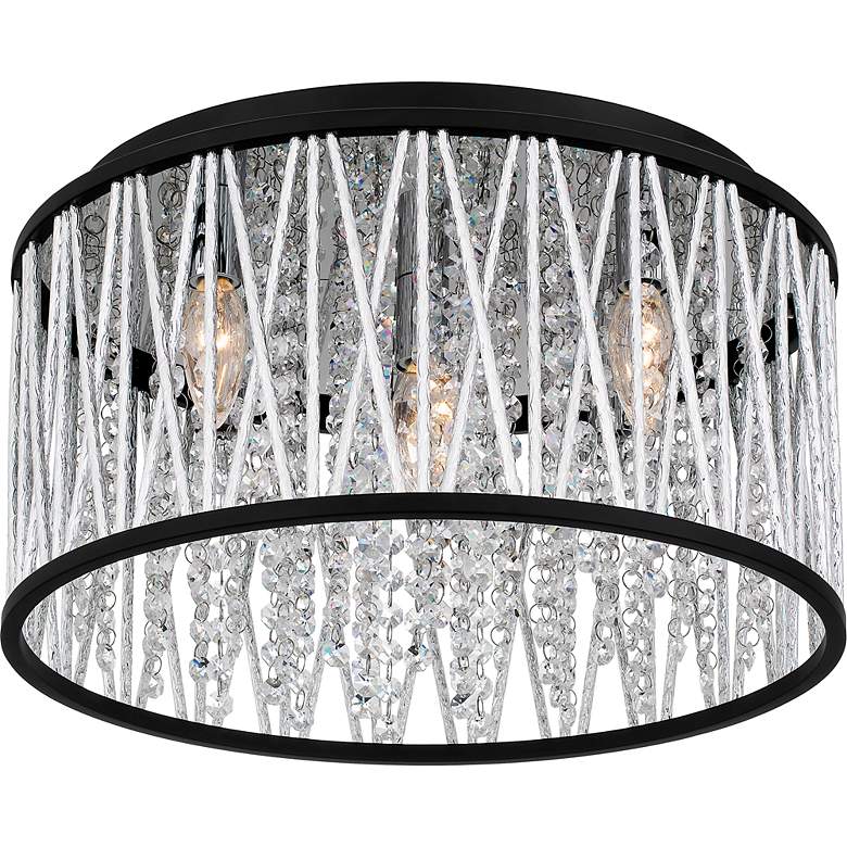 Image 6 Celeste 5-Light Matte Black Flush Mount more views