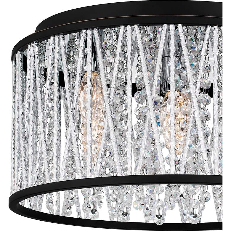 Image 7 Celeste 5-Light Matte Black Flush Mount more views