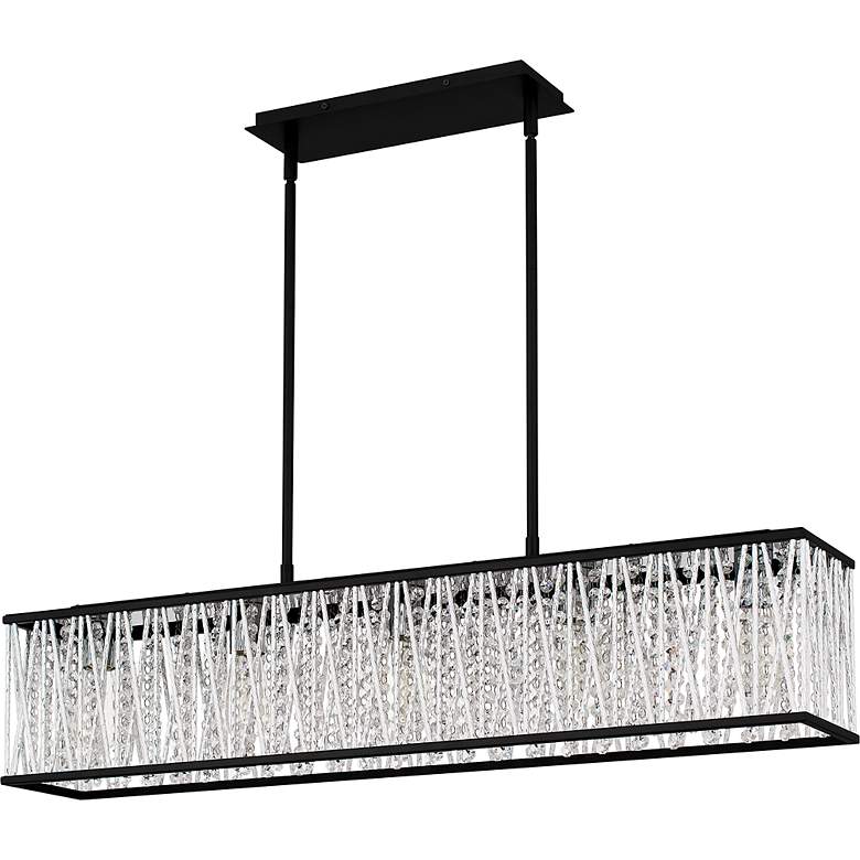 Image 4 Celeste 5-Light Matte Black Island Light more views