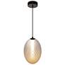 3_Celeste 9 3/4" Wide Gunmetal LED Mini Pendant w/ White Shade more views