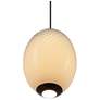 5_Celeste 9 3/4" Wide Gunmetal LED Mini Pendant w/ White Shade more views
