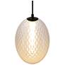 6_Celeste 9 3/4" Wide Gunmetal LED Mini Pendant w/ White Shade more views