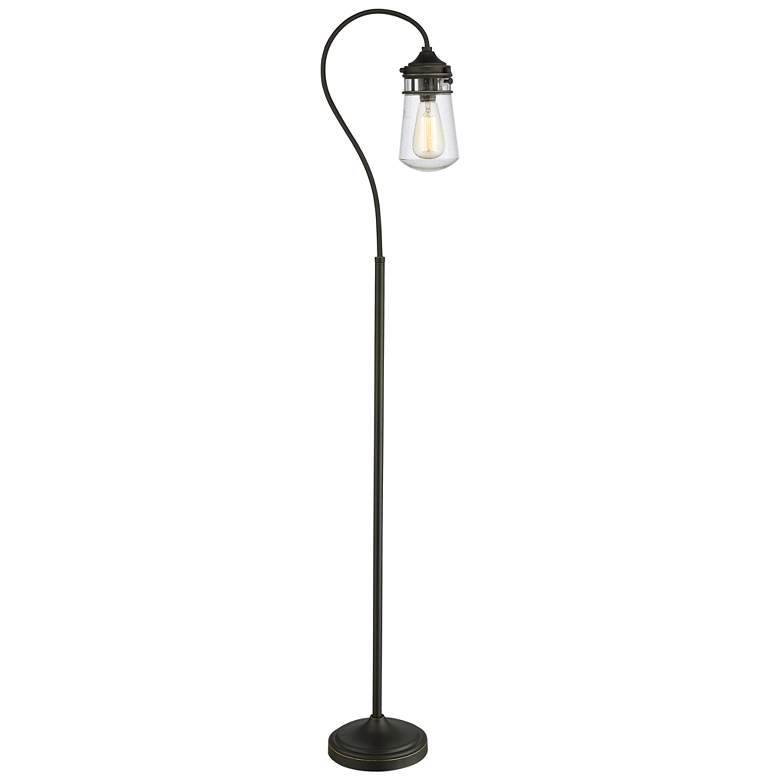 Image 1 Celeste Olde Bronze Arc Floor Lamp