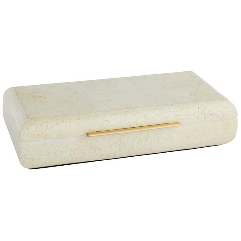 Image 1 Celestial Box - Eggshell - Gold - Small
