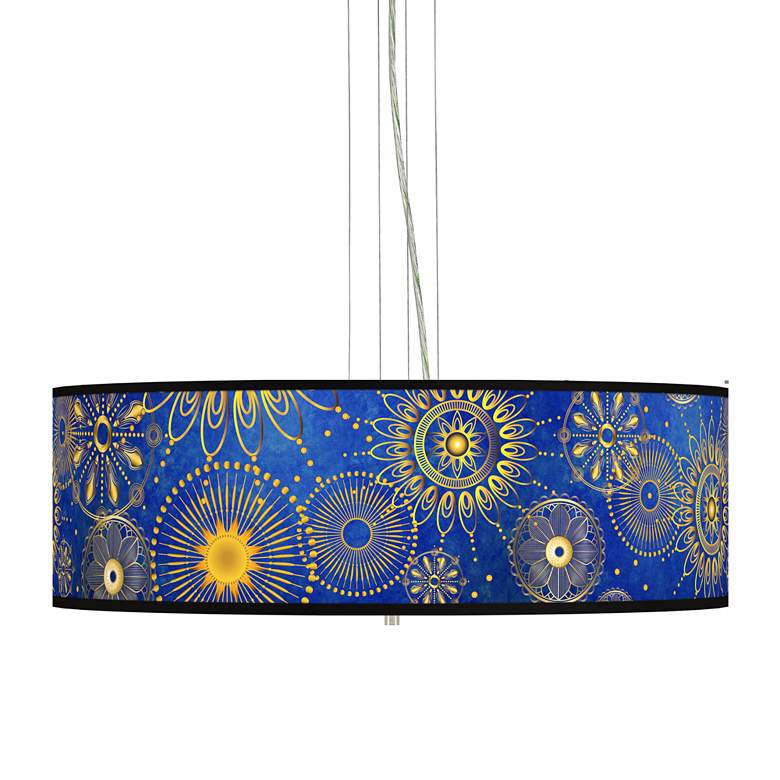Image 1 Celestial Giclee 24" Wide 4-Light Pendant Chandelier
