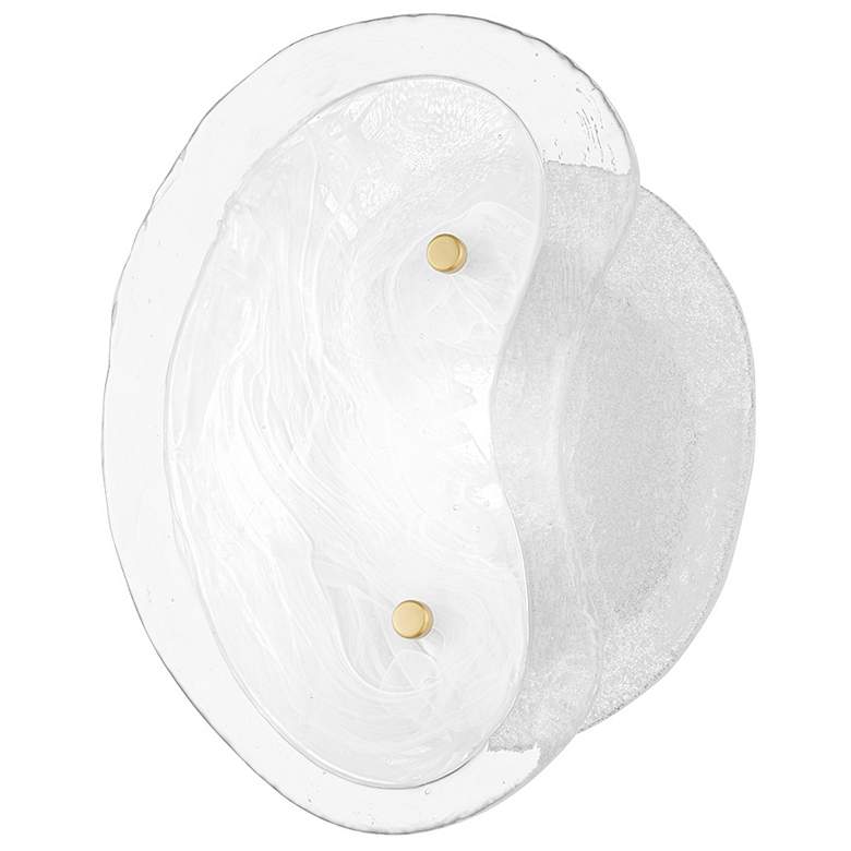 Image 1 Celia 1 Light Wall Sconce Aged Brass