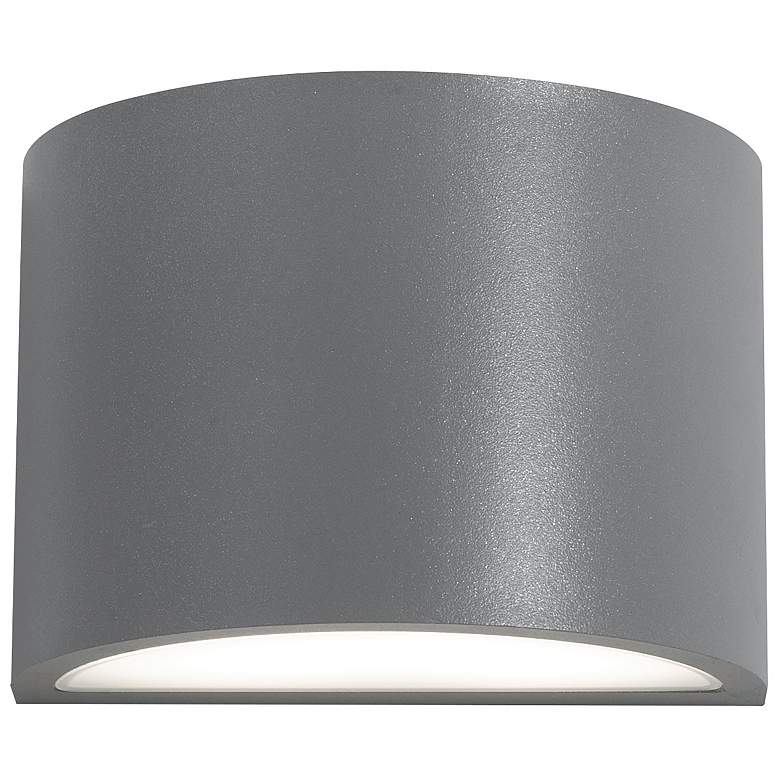 Image 1 Celia 5" High Textured Grey LED Outdoor Sconce