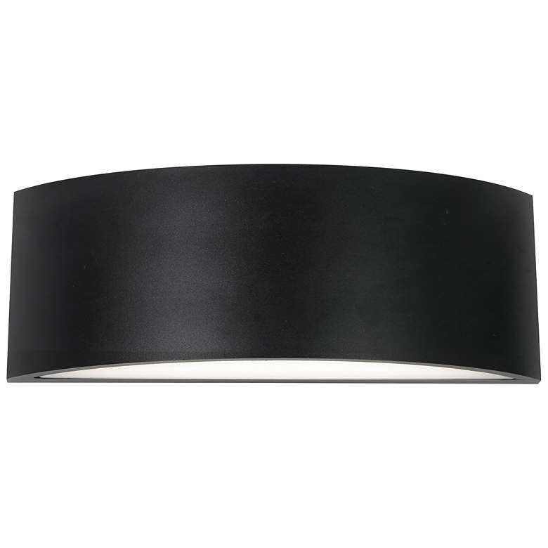 Image 1 Celia 7" High Black LED Outdoor Sconce