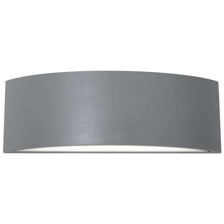 Image 1 Celia 7" High Textured Grey LED Outdoor Sconce