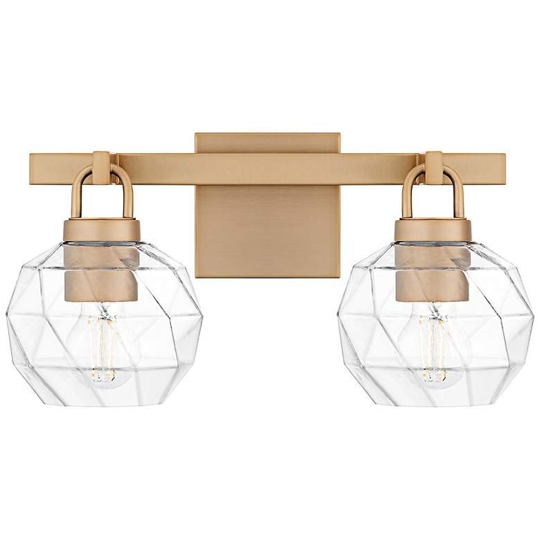Image 1 Celina 2-Light Bronze Gold Bath Light