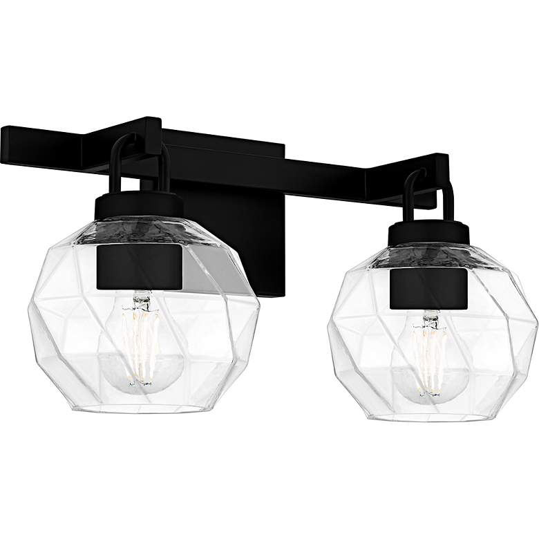 Image 3 Celina 2-Light Matte Black Bath Light more views
