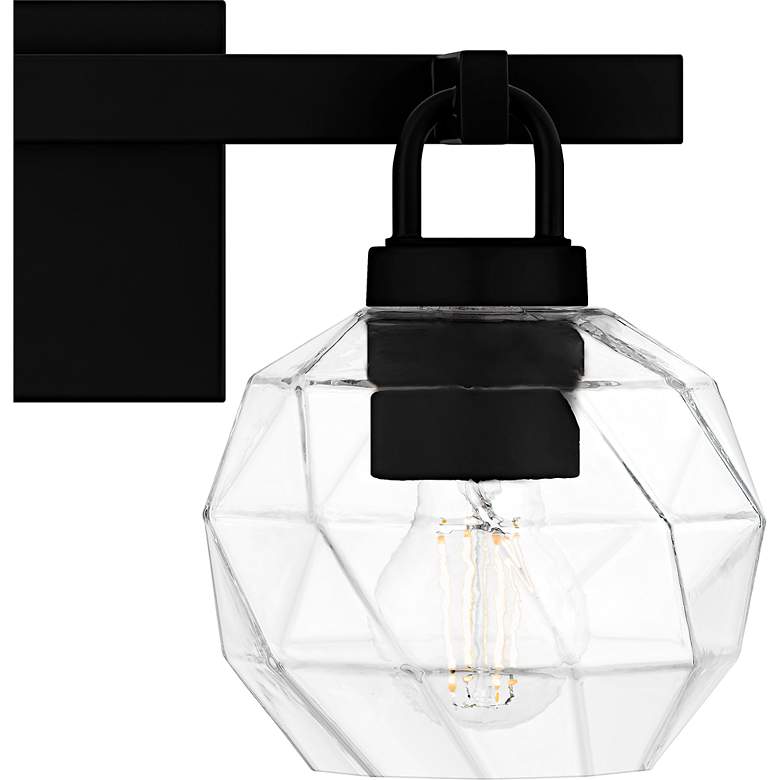 Image 5 Celina 2-Light Matte Black Bath Light more views
