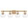 Celina 4-Light Bronze Gold Bath Light