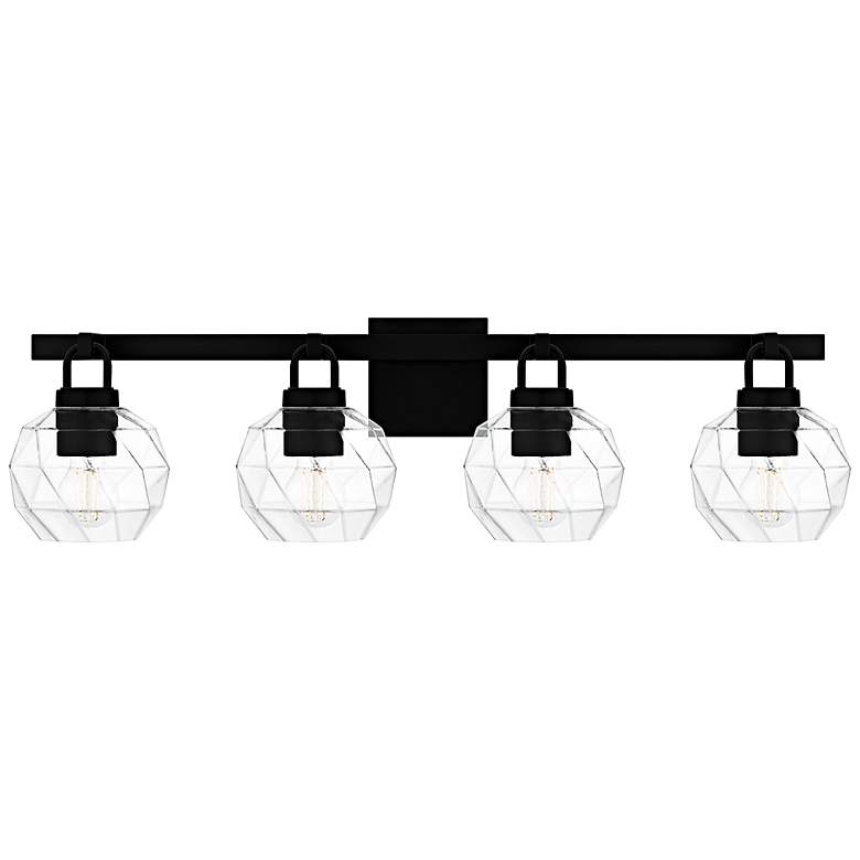 Image 1 Celina 4-Light Matte Black Bath Light
