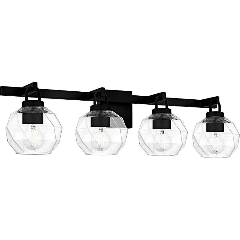 Image 3 Celina 4-Light Matte Black Bath Light more views