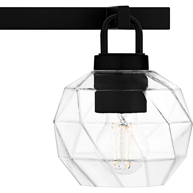 Image 5 Celina 4-Light Matte Black Bath Light more views