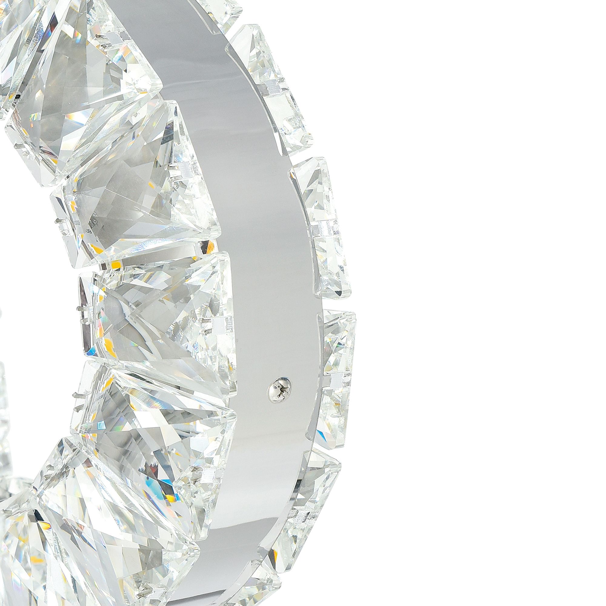 Image 4 Celina Integrated LED 43in 5 Ring Chrome Chandelier more views