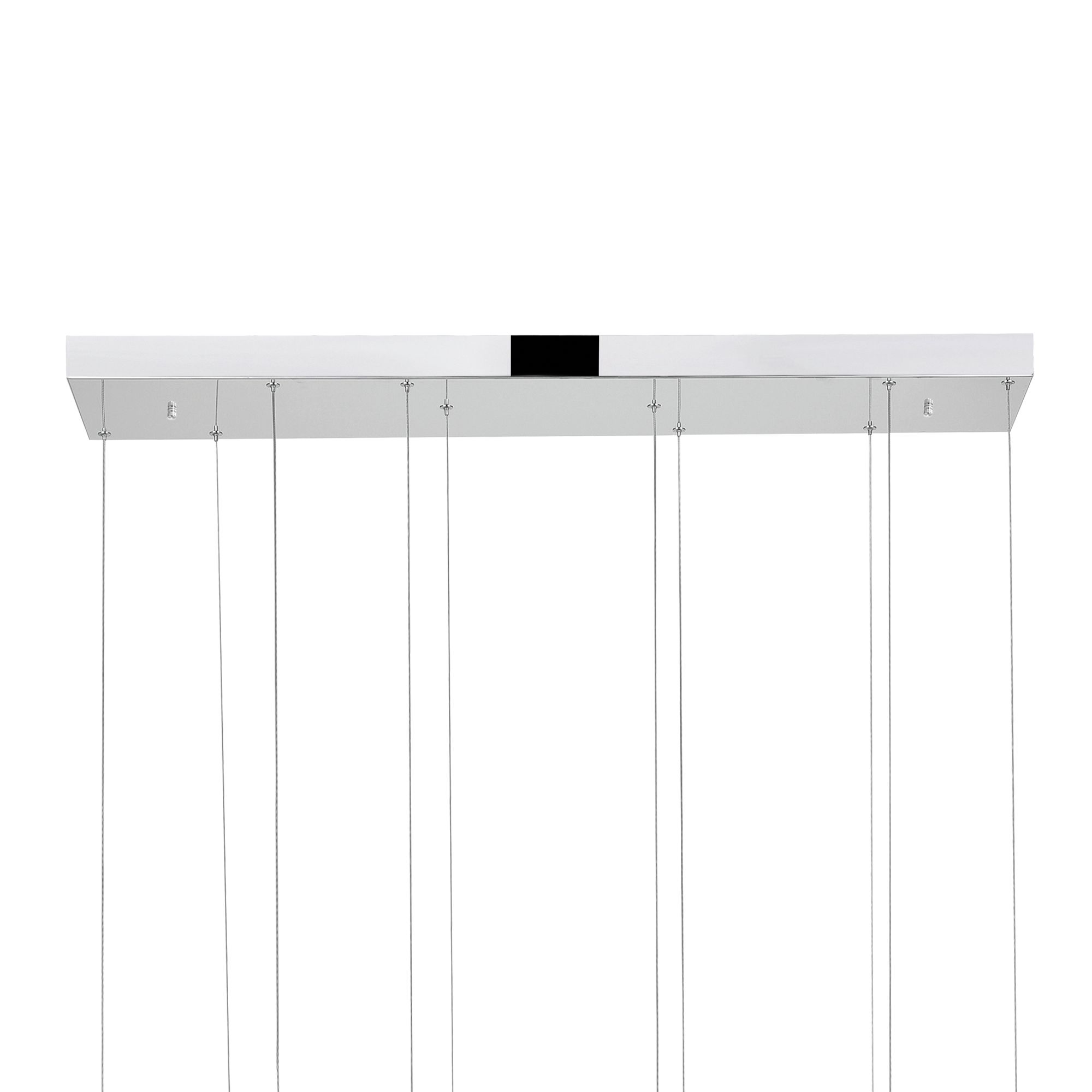 Image 5 Celina Integrated LED 43in 5 Ring Chrome Chandelier more views