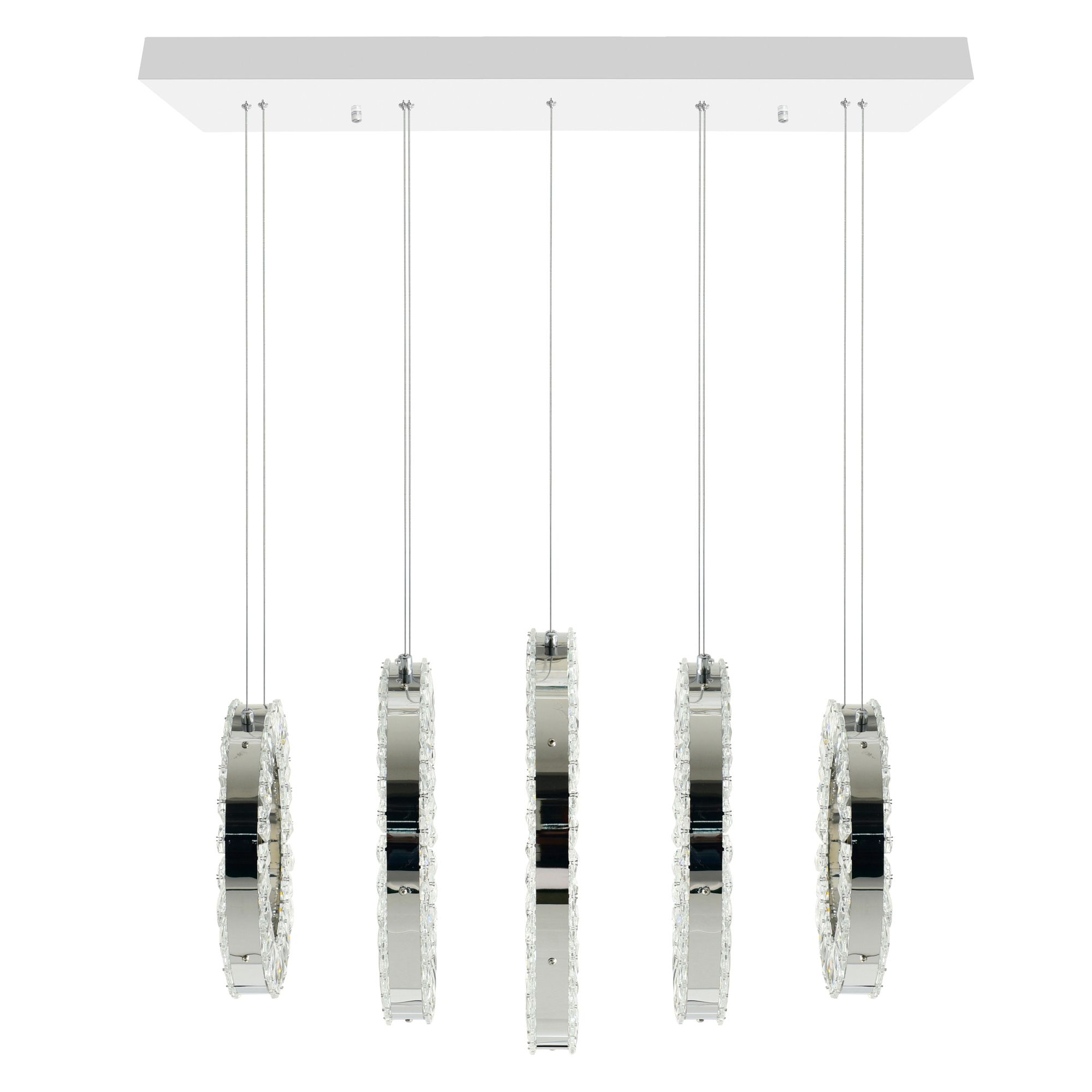 Image 2 Celina LED Chandelier With Chrome Finish more views