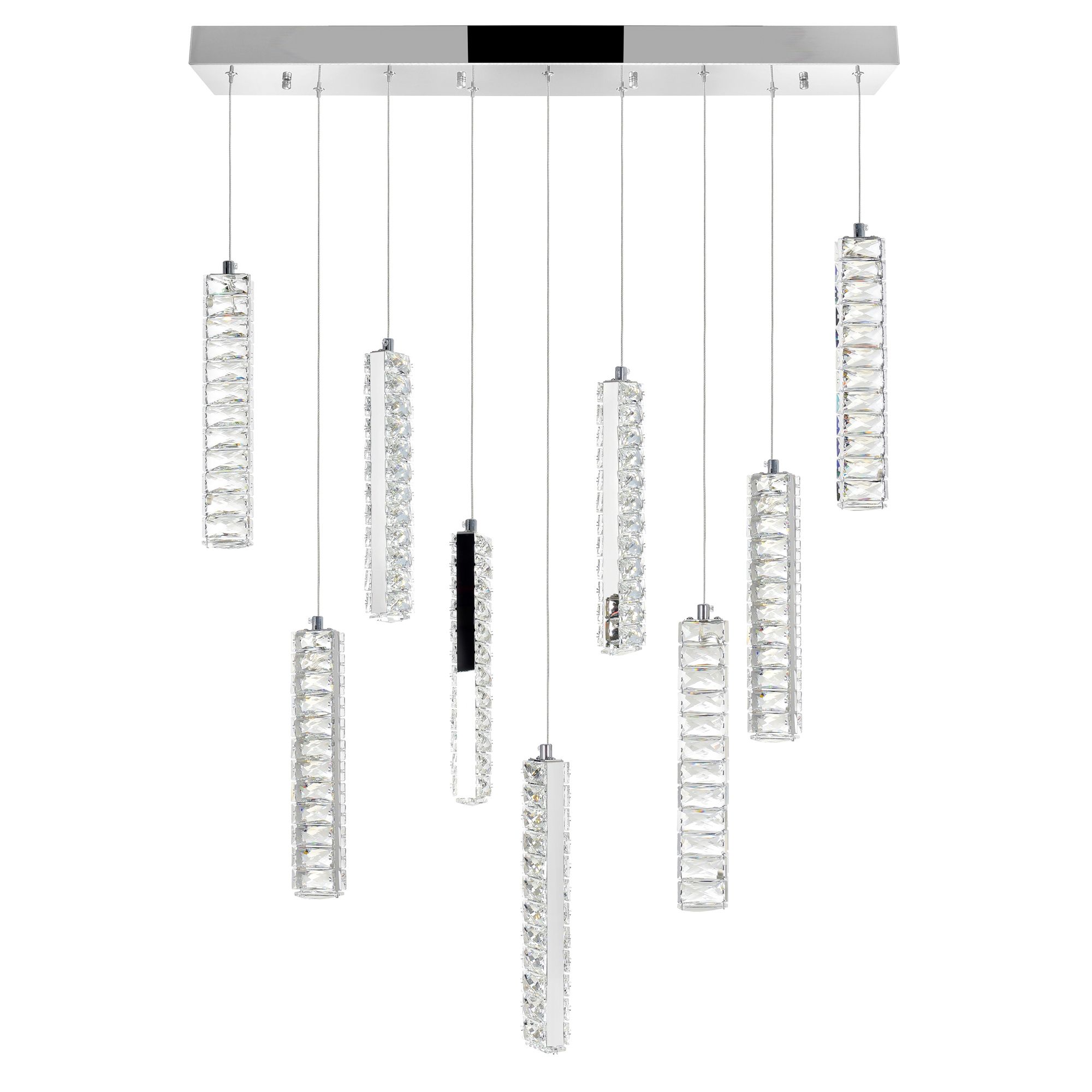 Image 2 Celina LED Chandelier With Chrome Finish more views