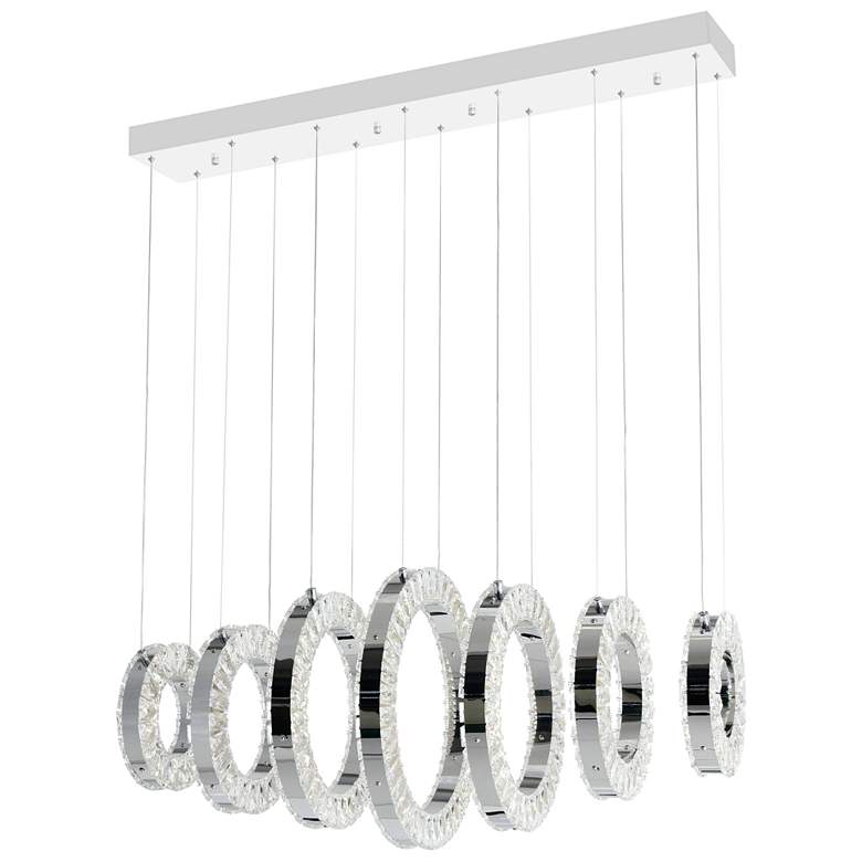 Image 1 Celina LED Chandelier With Chrome Finish