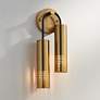 2_Celine 16" High Warm Gold 2-Light Wall Sconce