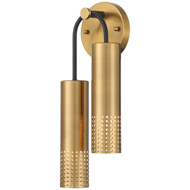 Image 7 Celine 16" High Warm Gold 2-Light Wall Sconce more views