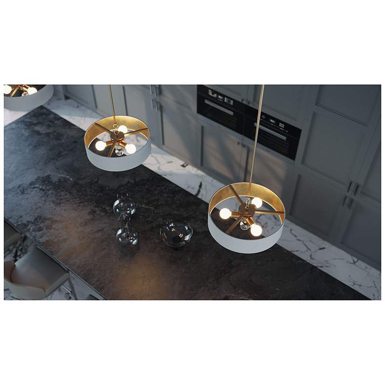 Image 2 Celine 18" Wide Black Pendant more views