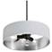 Celine 18" Wide Black Pendant