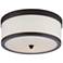 Celine; 2 Light; Flush Fixture with Etched Opal Glass